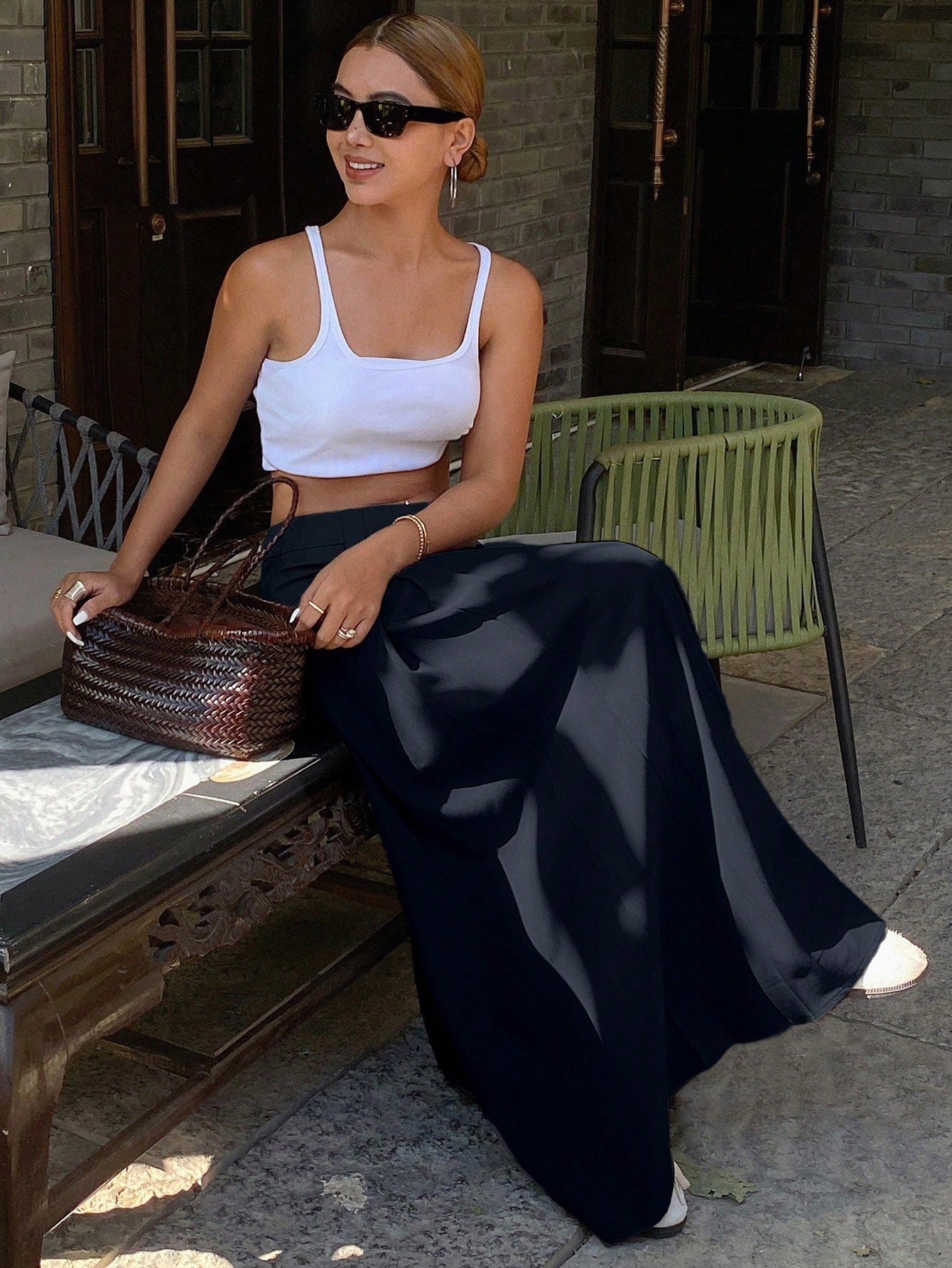 Jupe minimaliste chic
