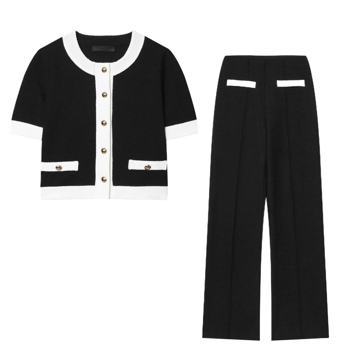 Tenue Mode avec Haut Perlé et Pantalon Ajusté