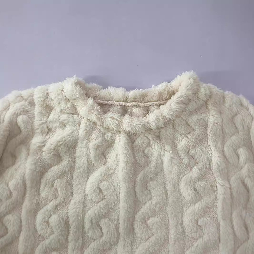 Ensemble Deux Pièces en Peluche