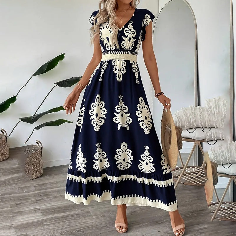 Maxi Robe Col V