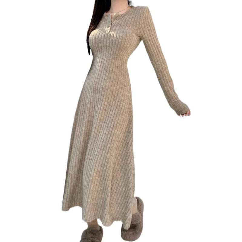 Robe tricotée tendance