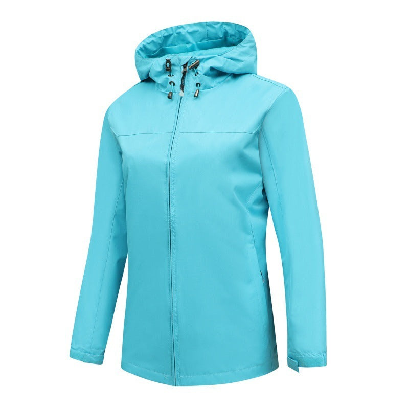 Veste Imperméable à Capuche