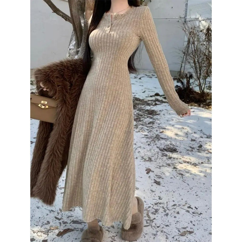 Robe tricotée tendance