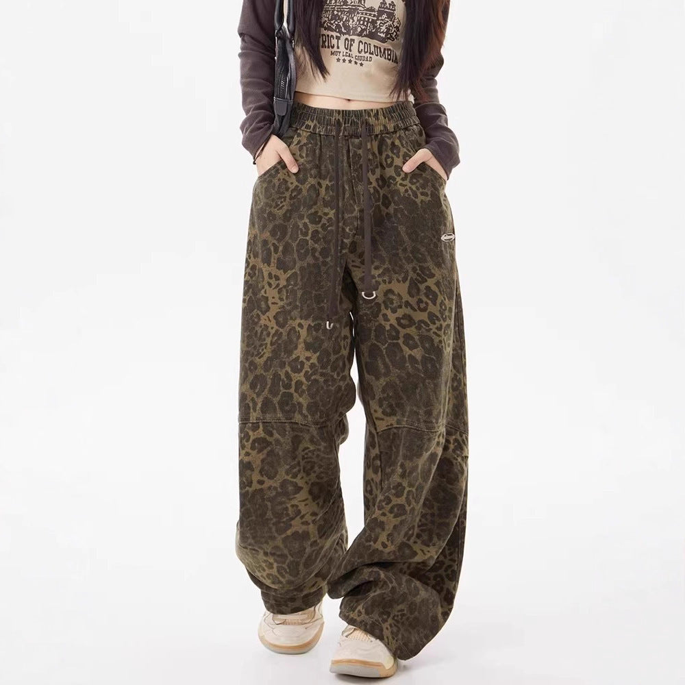 Pantalon Leopard Casual Chic