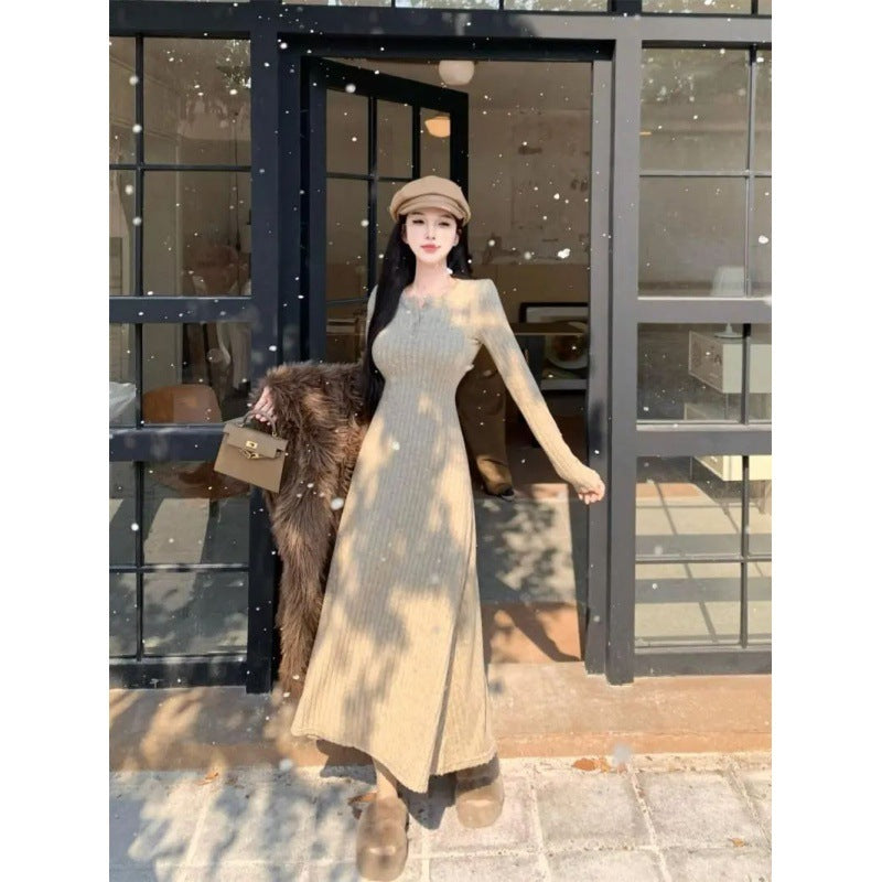 Robe tricotée tendance