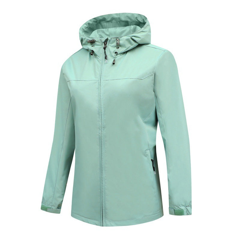 Veste Imperméable à Capuche