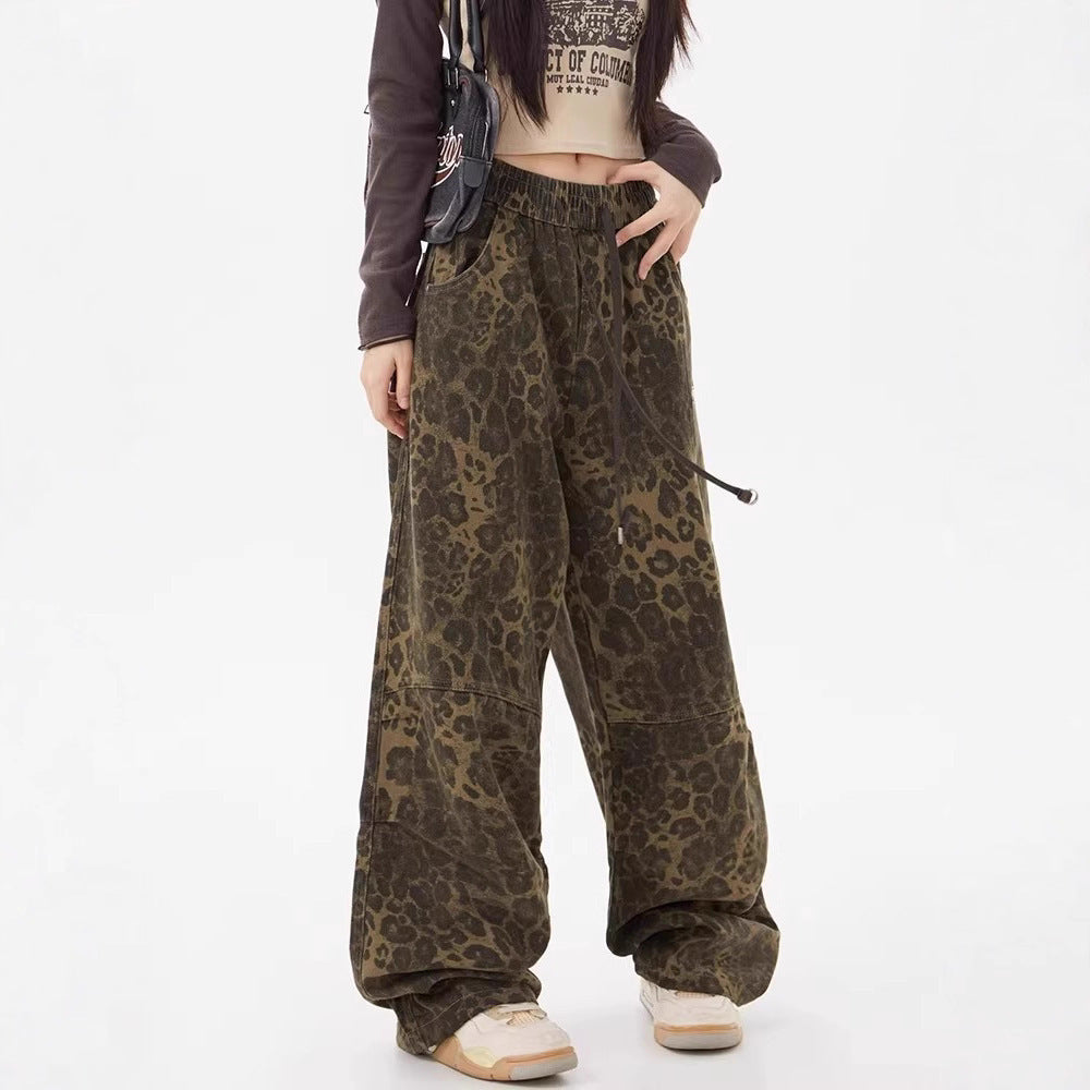 Pantalon Leopard  Casual Chic