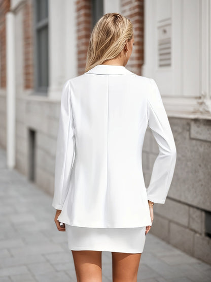 Ensemble  Chic Veste Blazer et Jupe Élégante