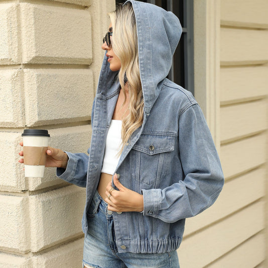 Veste à Capuche en Jean