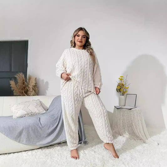 Ensemble  Deux Pièces en Peluche