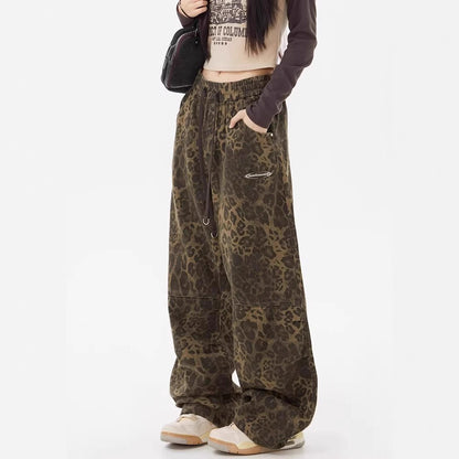 Pantalon Leopard  Casual Chic