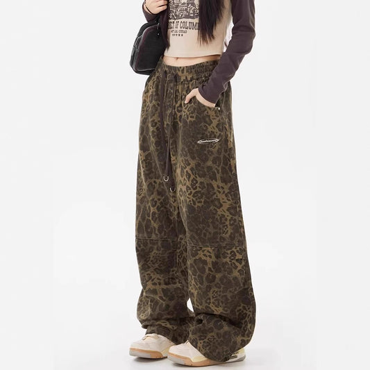 Pantalon Leopard  Casual Chic