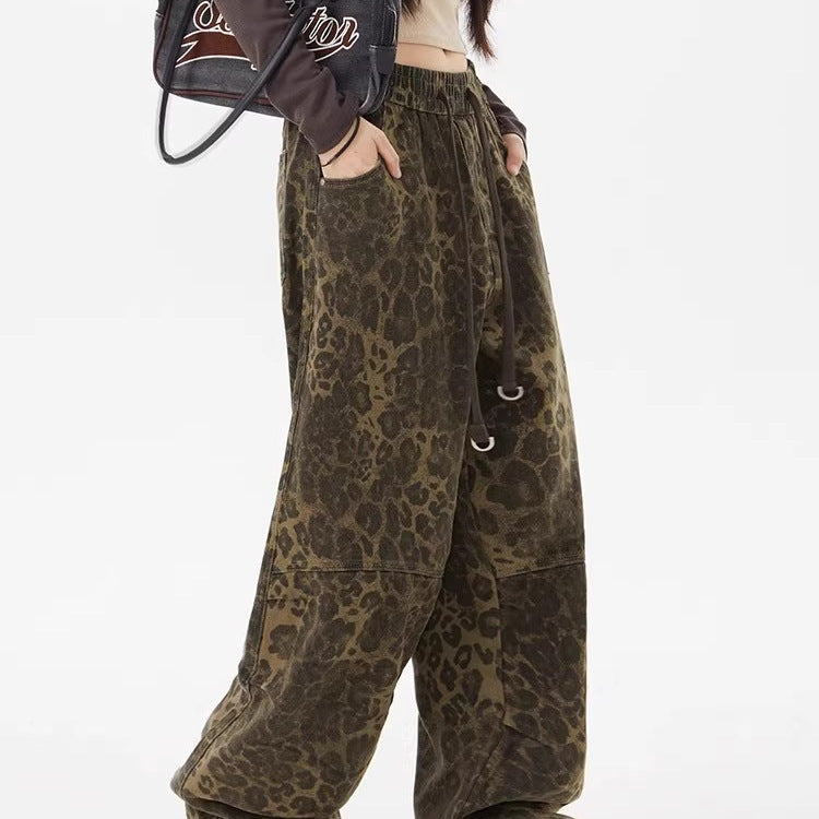 Pantalon Leopard  Casual Chic