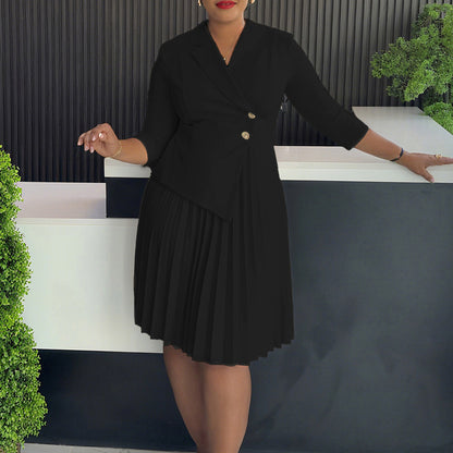 Robe plissée chic et tendance