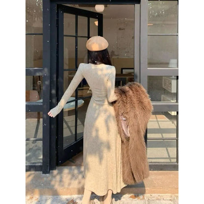 Robe tricotée tendance