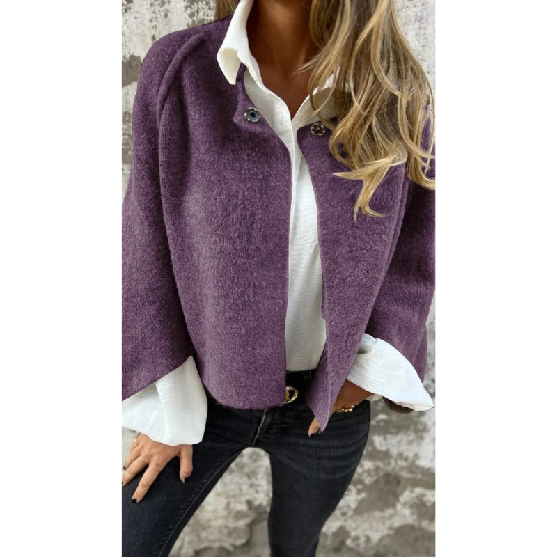 Cardigan Courte en Maille Douce – Style Chic