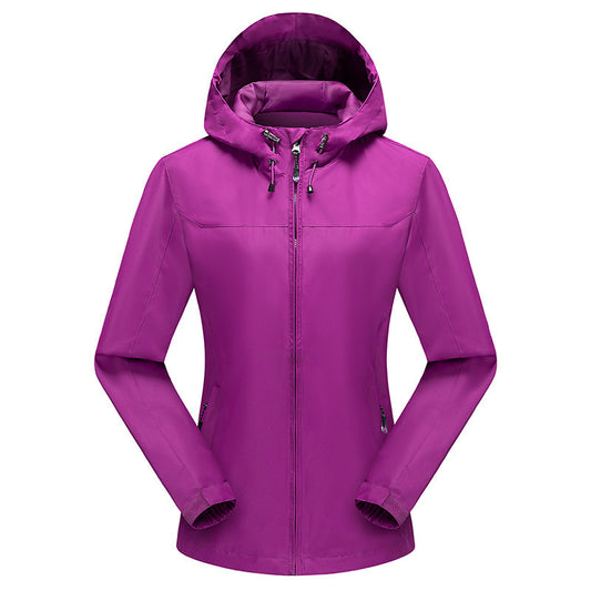 Veste Imperméable à Capuche