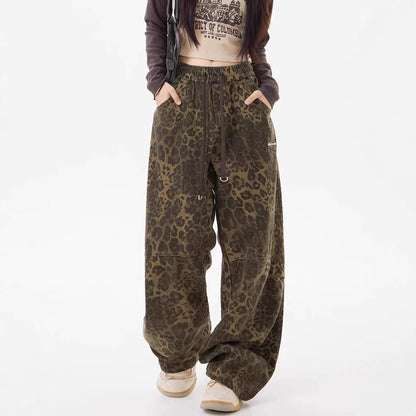 Pantalon Leopard  Casual Chic