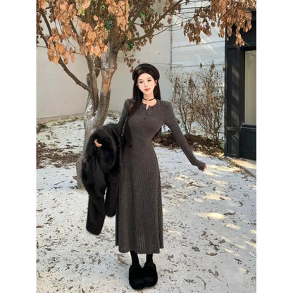 Robe tricotée tendance