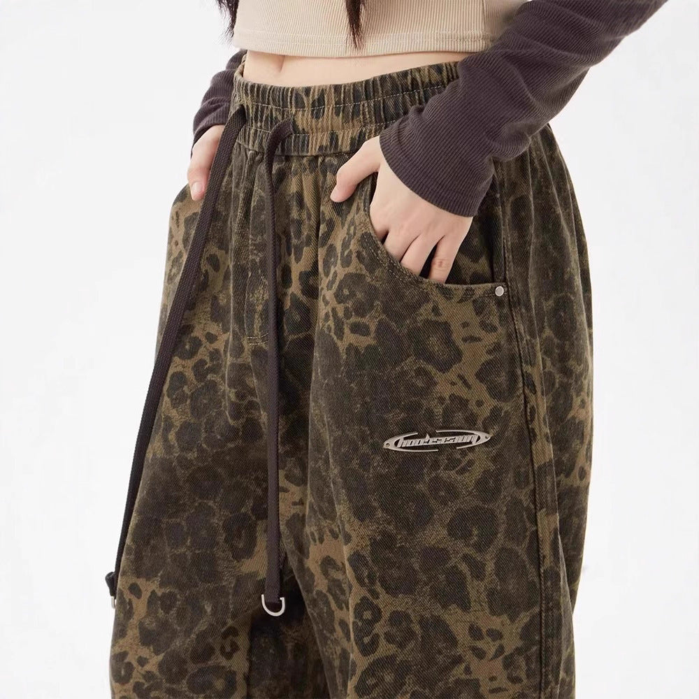 Pantalon Leopard  Casual Chic