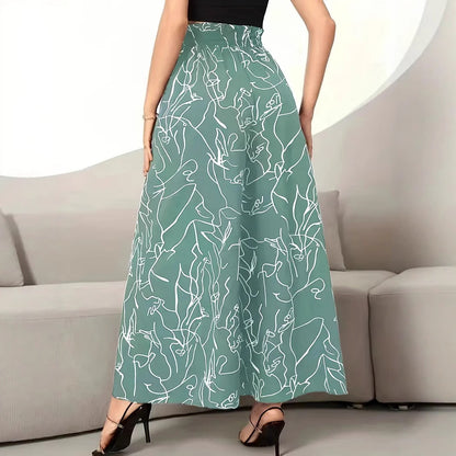 Jupe-pantalon graphique